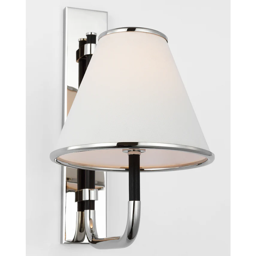Rigby Small Wall Sconce- Soft Brass/ Polished Nickel Finishes - Image 2