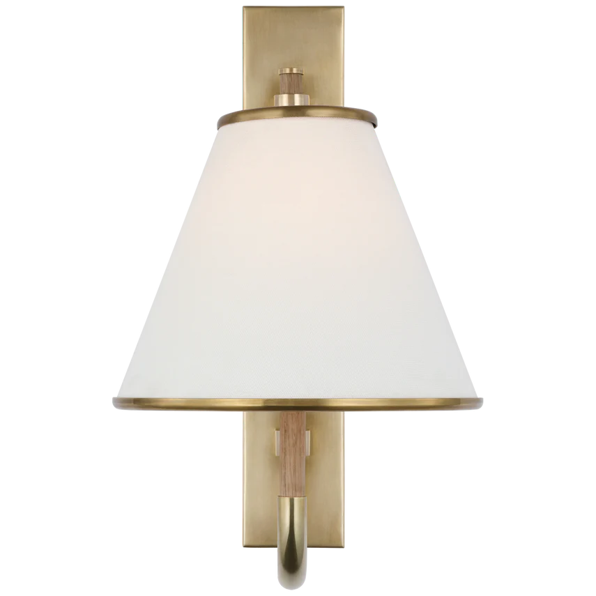 Rigby Small Wall Sconce- Soft Brass/ Polished Nickel Finishes - Image 3