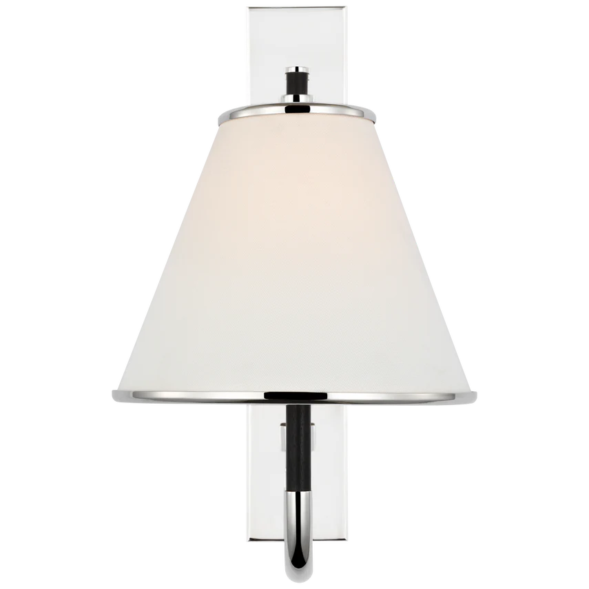 Rigby Small Wall Sconce- Soft Brass/ Polished Nickel Finishes - Image 5