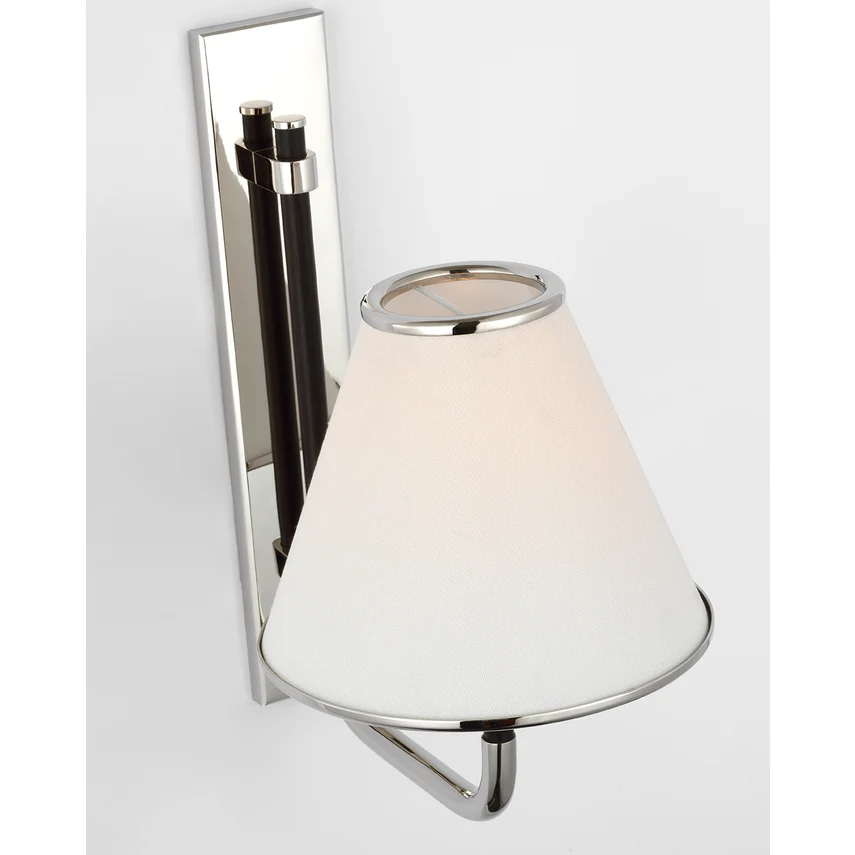 Rigby Small Wall Sconce- Soft Brass/ Polished Nickel Finishes - Image 6