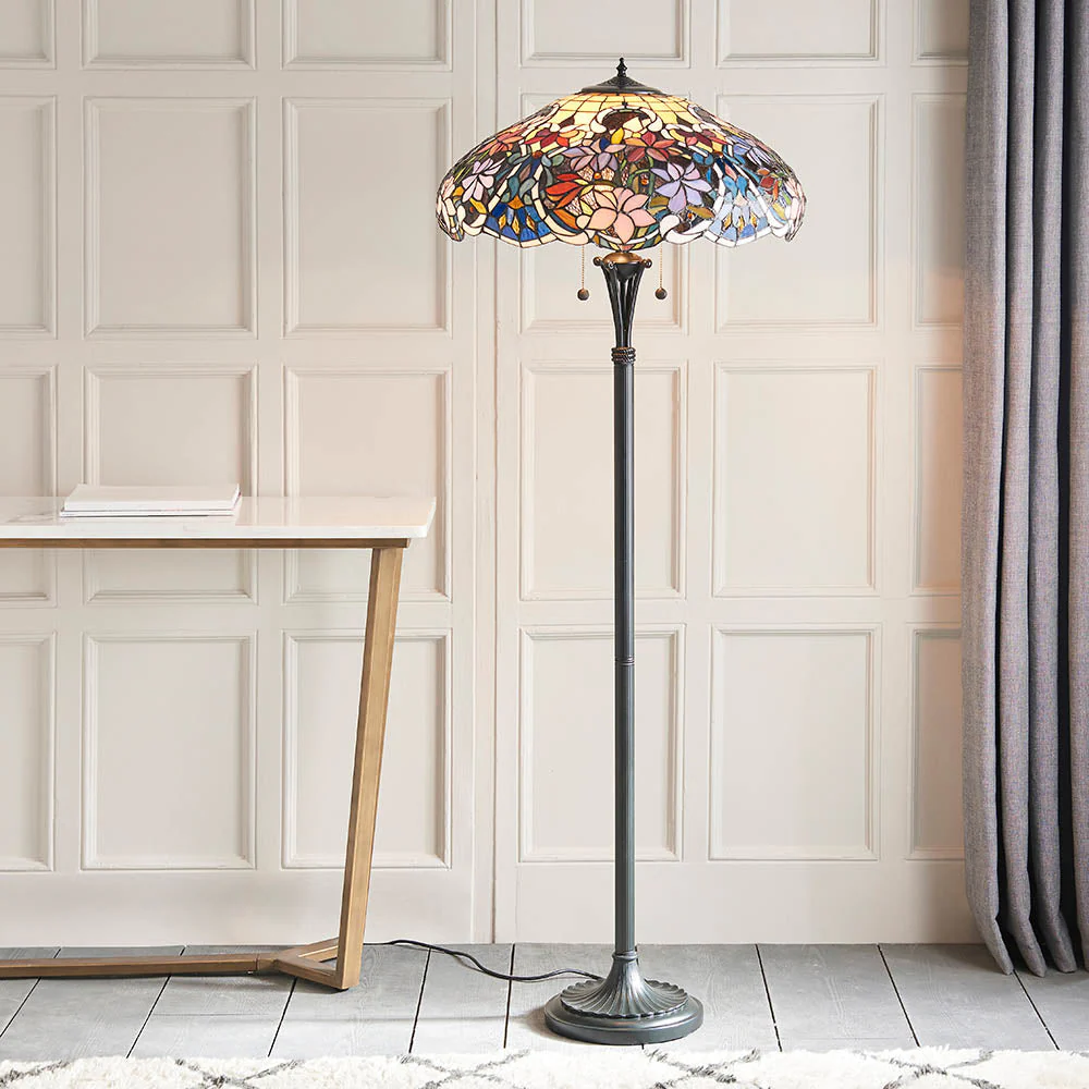 Rigel Floor Lamp - Satin Black Finish E27 - Image 2