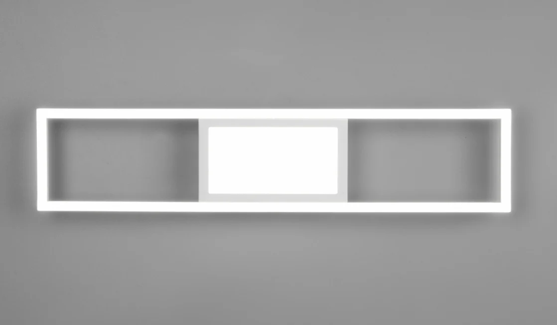 Rigido LED Flush Light Nickel /White Black Finish - Image 4
