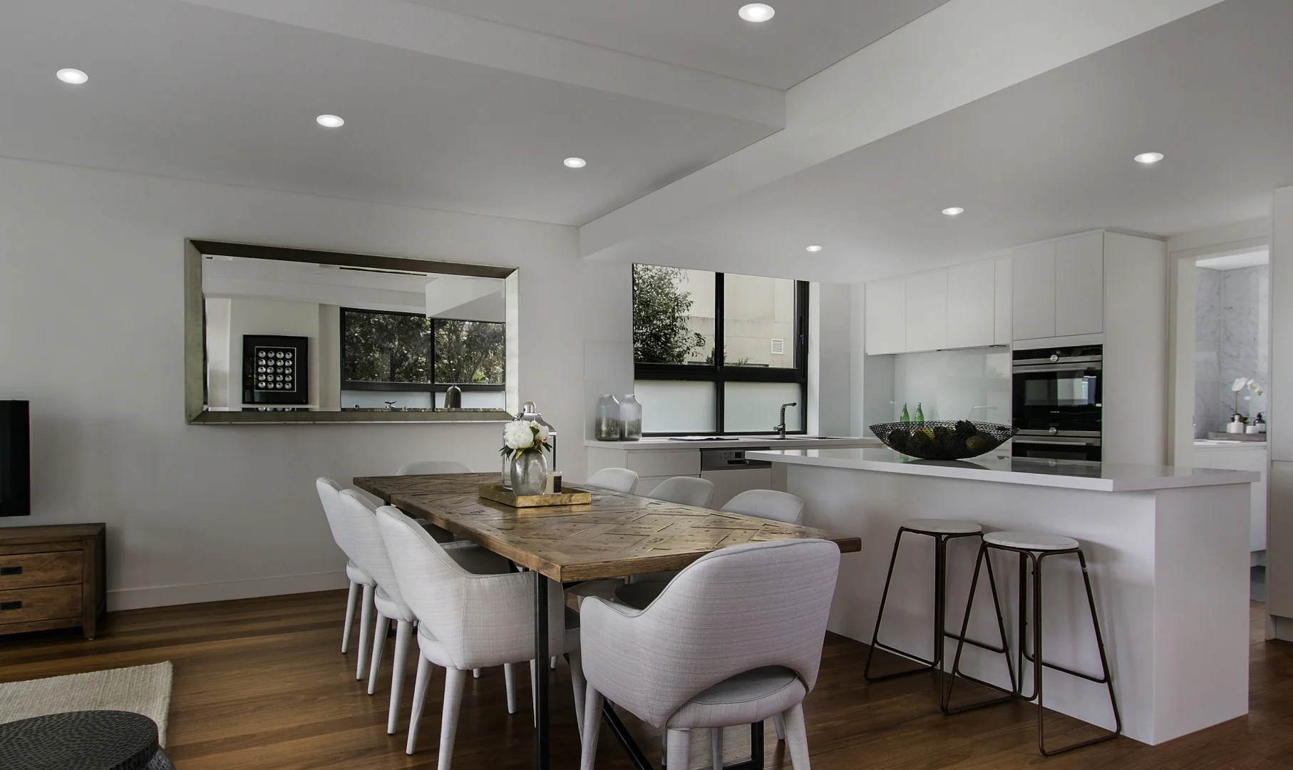Rila Recessed Ceiling Light- Chrome/Nickel/ White Finishes - Image 4