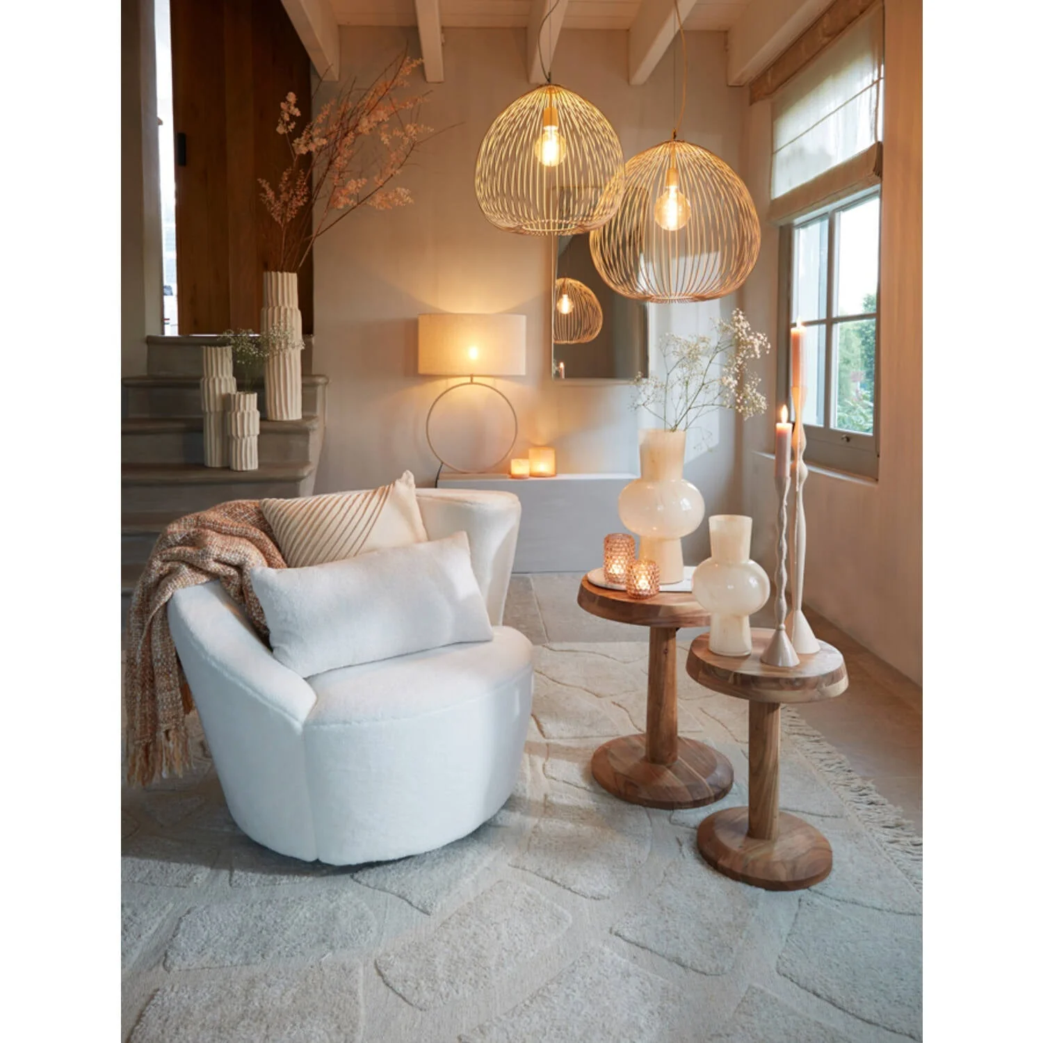 Rilana Hanging Pendant - Various Colours and Sizes - Image 2
