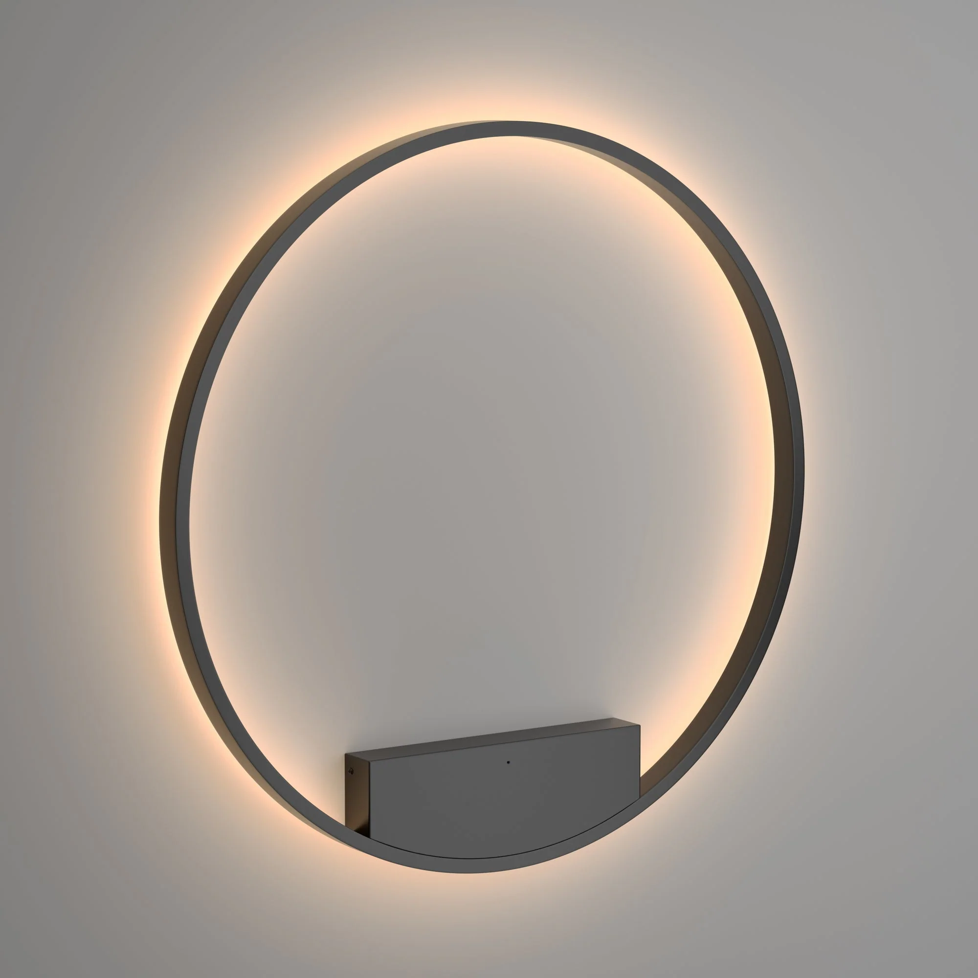 Rim Small/Medium/Large Indoor LED Wall Light - Black Finish - Image 3
