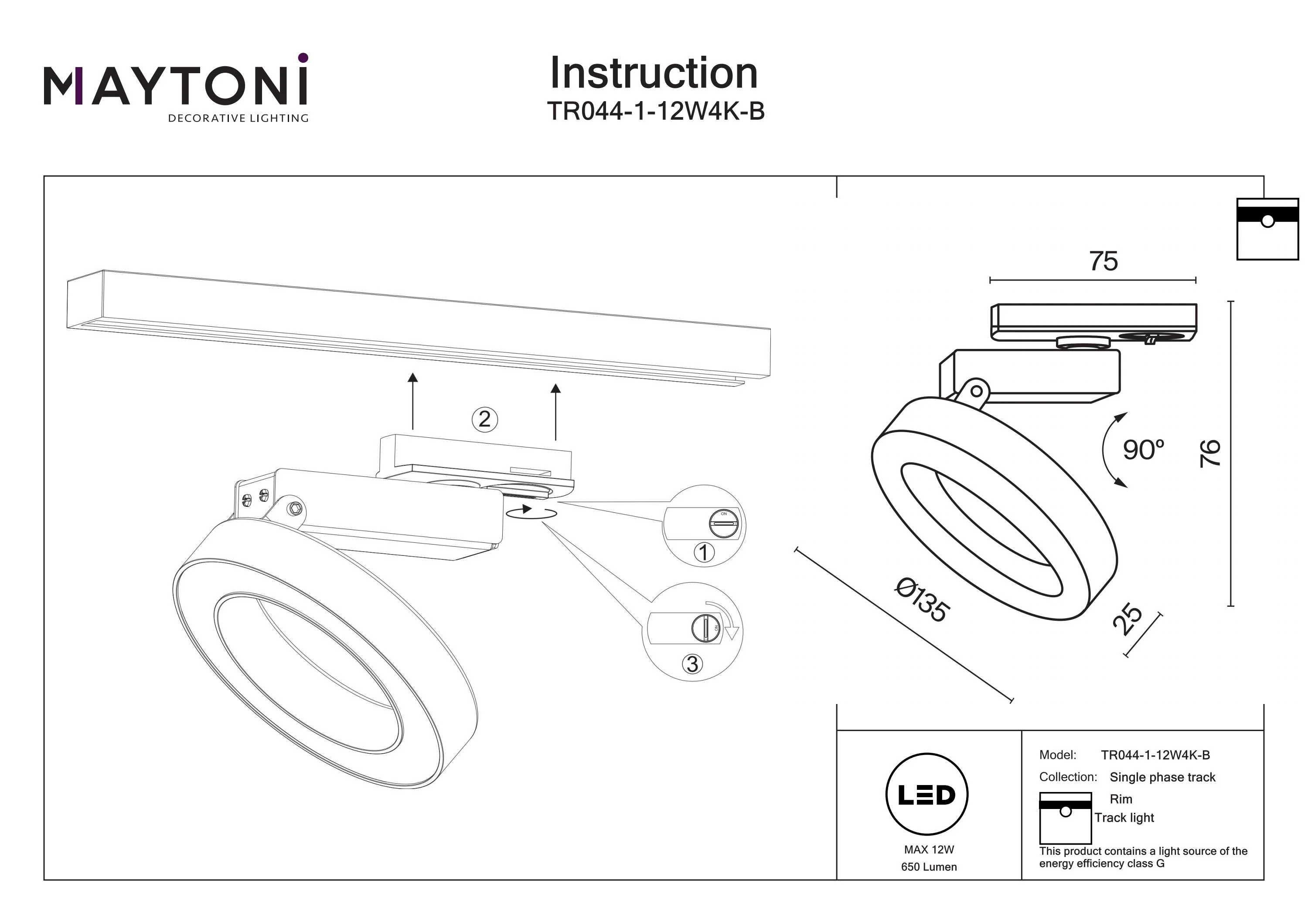 Rim Unity Track Light Integrated LED - Image 11