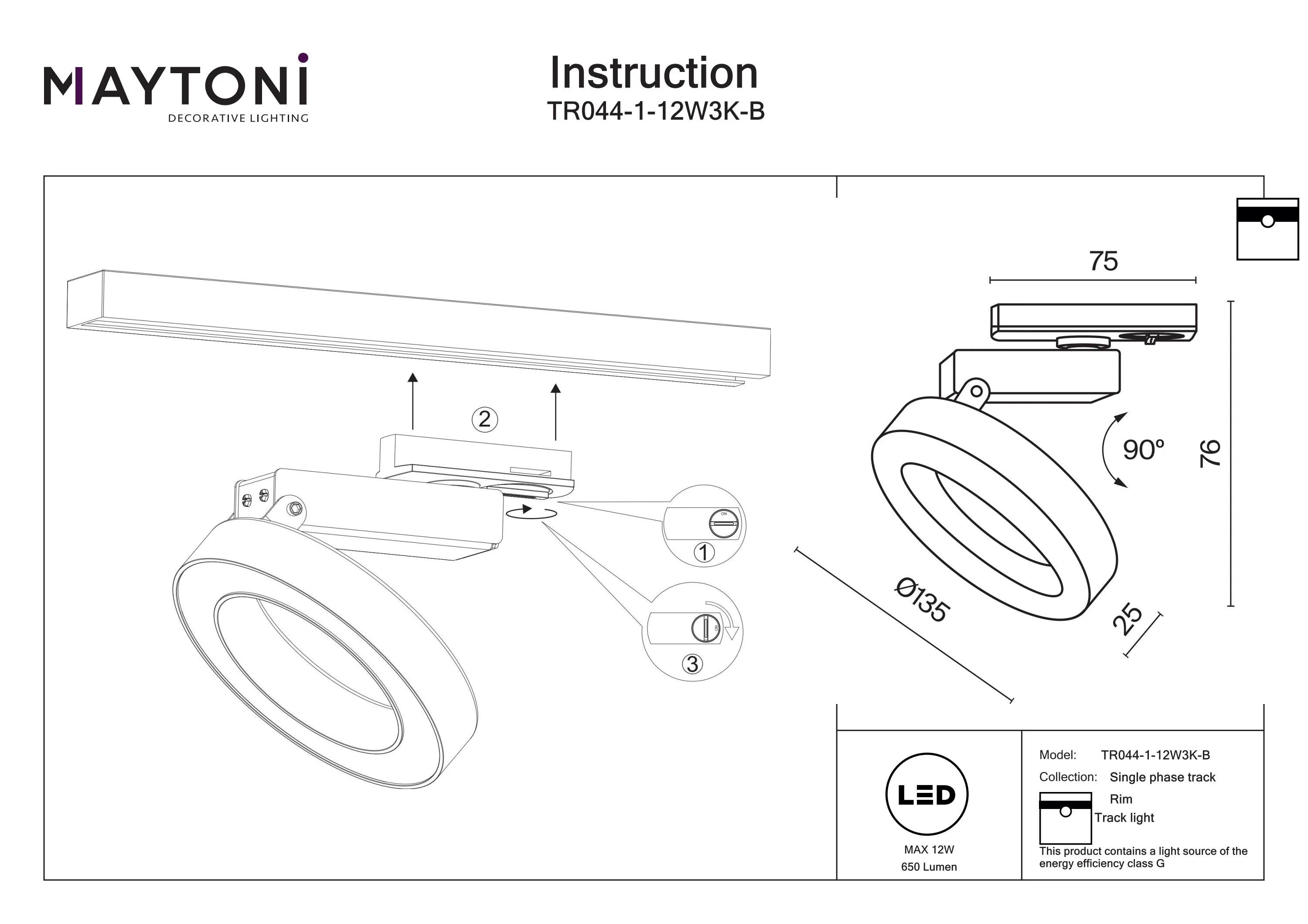 Rim Unity Track Light Integrated LED - Image 6