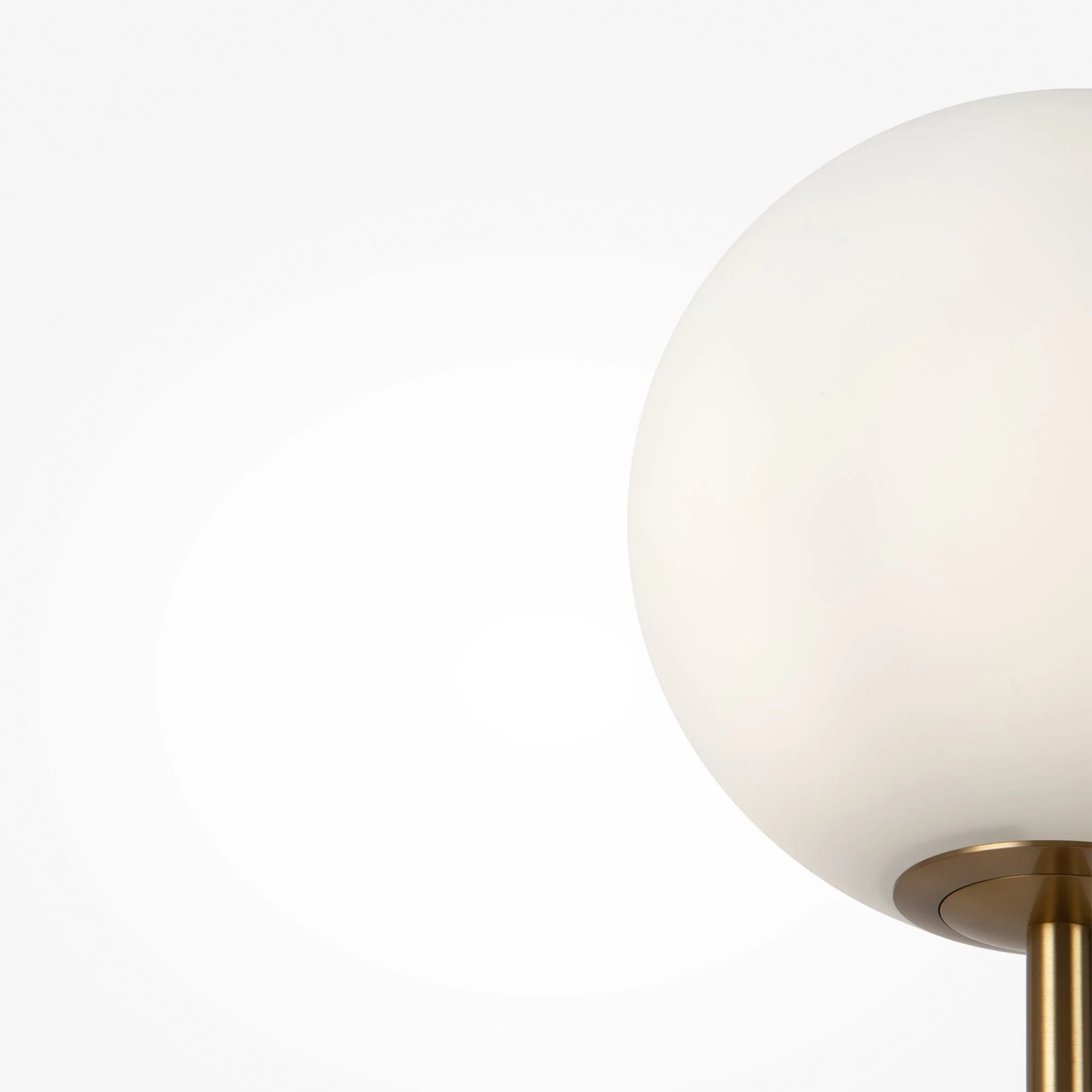 Ring Floor Lamp - Black/Brass Finish - Image 8