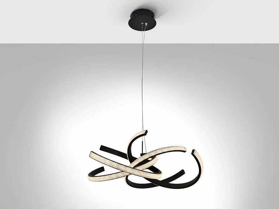 Ring II Black - Finish Centre Ceiling Light - Image 2