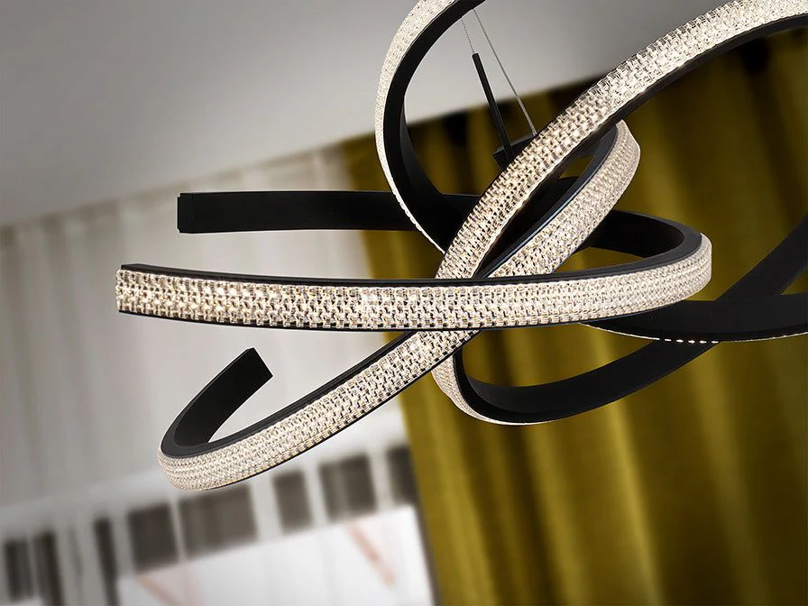 Ring II Black - Finish Centre Ceiling Light - Image 4
