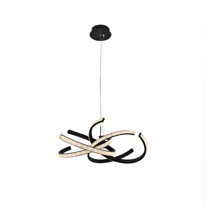 Ring II Black - Finish Centre Ceiling Light - Image 5