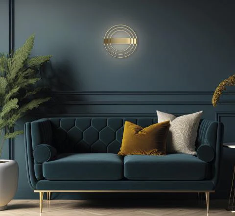 Ringo Wall Light- Black/ Gold - Image 5