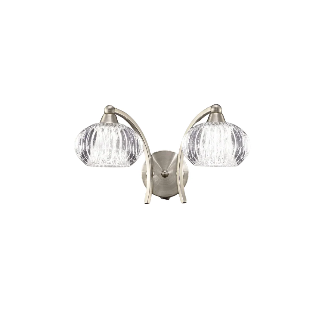 Ripley 1/2Lt Wall Bracket -  Satin Nickel/Bronze Finish - Image 4