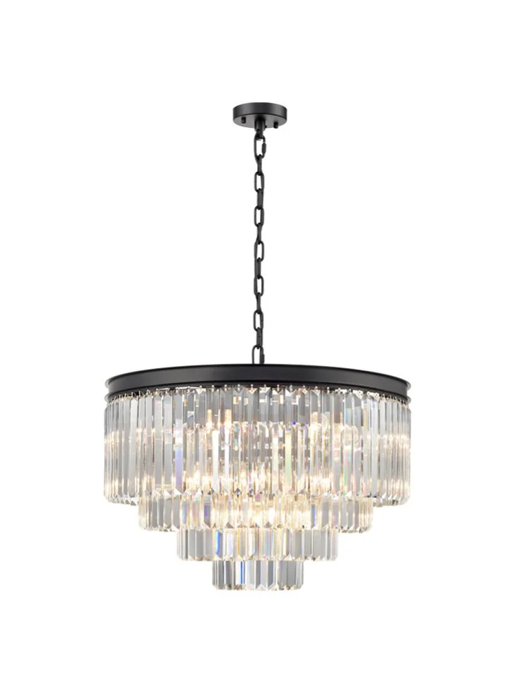 Rita 10/12/20/27/30 light - Black/Brushed Brass Finish - Image 2