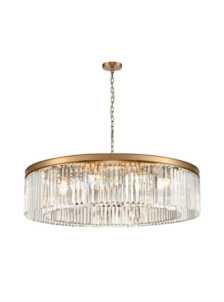 Rita 10/12/20/27/30 light - Black/Brushed Brass Finish - Image 6