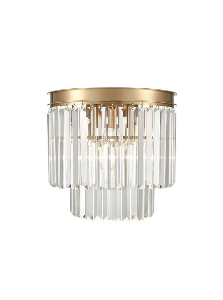 Rita 3 light Crystal Indoor Double Wall Light - Various Finish - Image 2