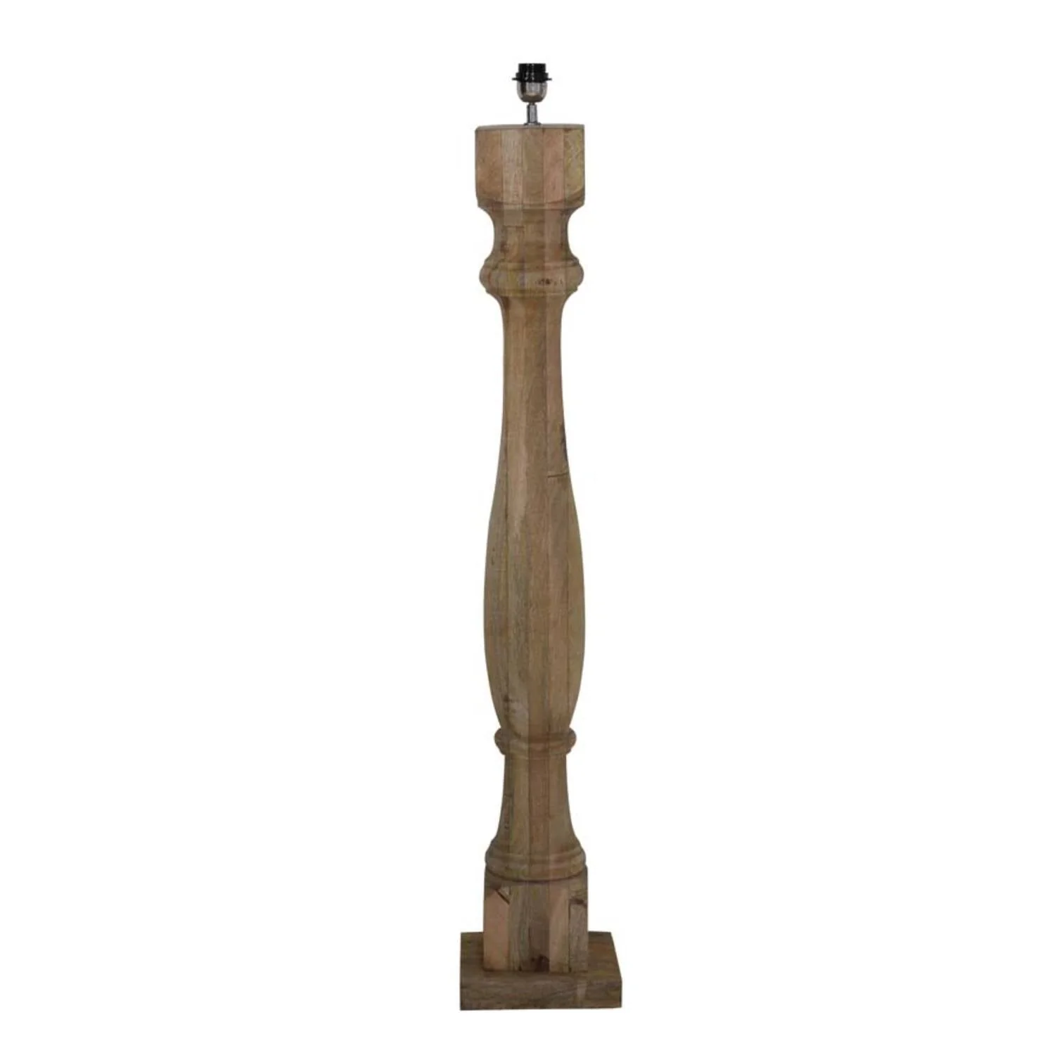 Robbia Wooden Floor Lamp - Dark/Light Brown - Image 2