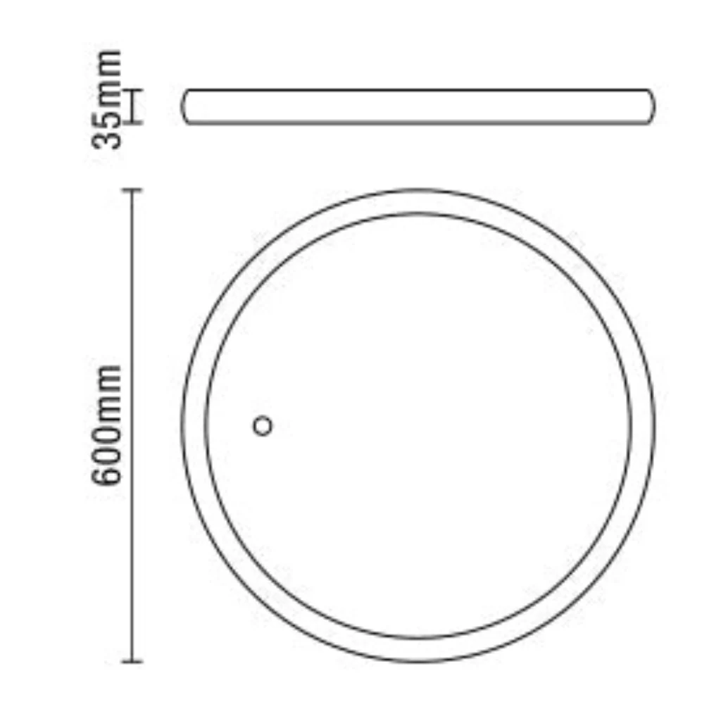 Roc LED Framed Bathroom Mirror with Demist- Black - Image 3