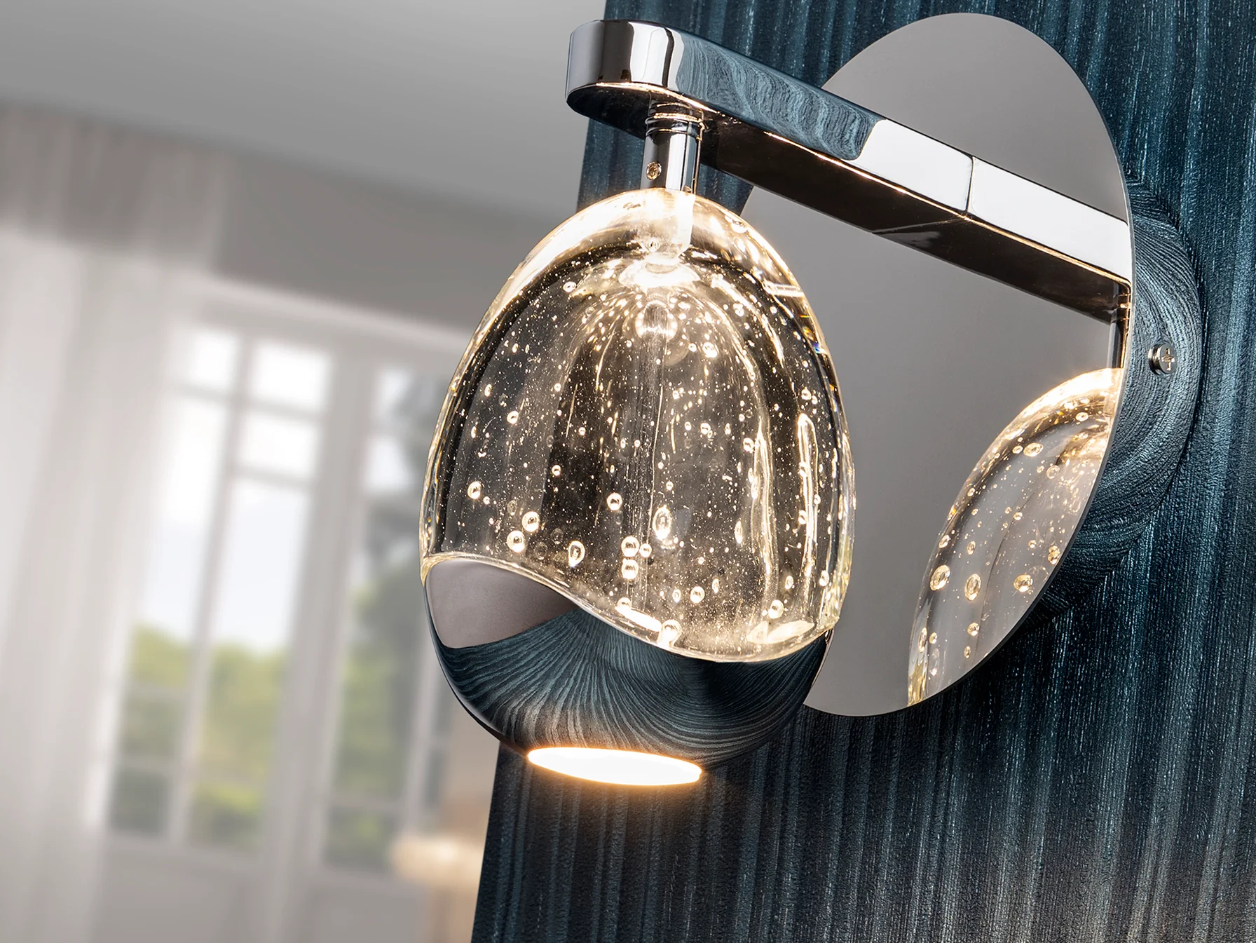Rocio Wall Light- Chrome/ Gold - Image 7