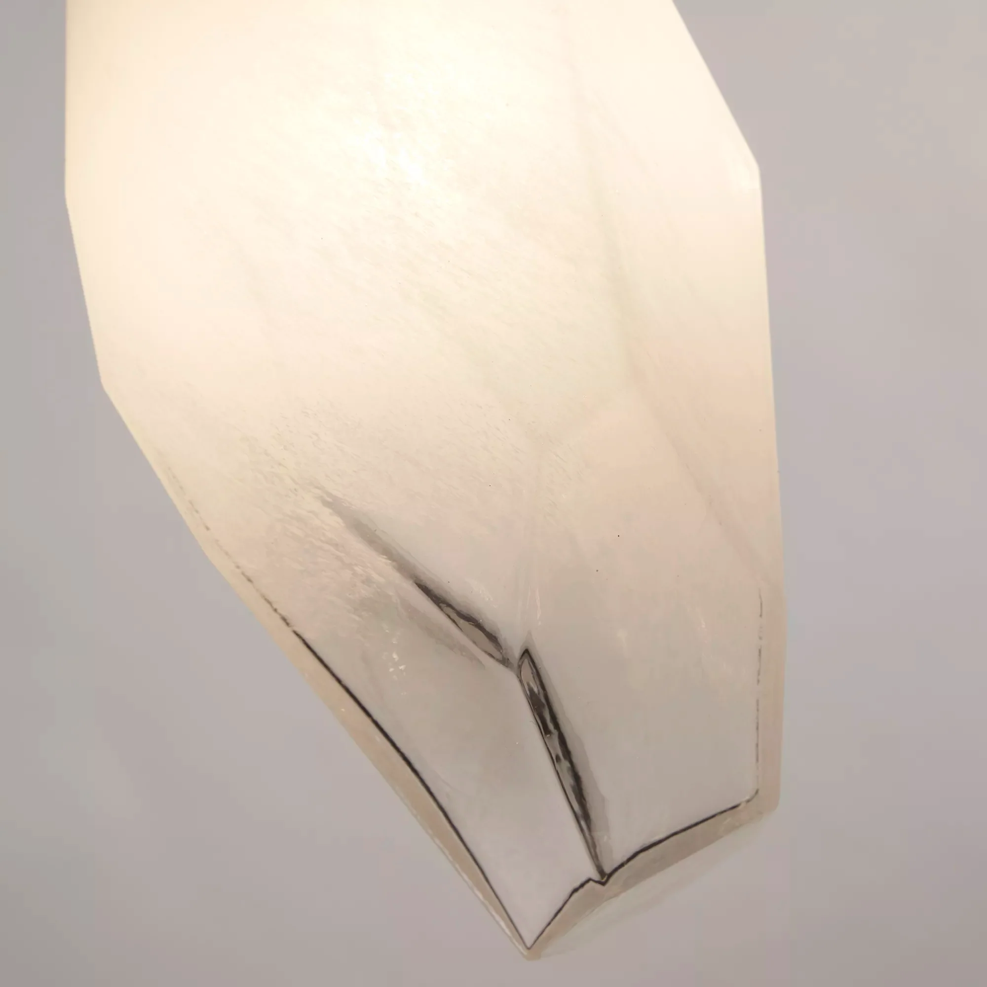 Rocky 5Lt Bar Pendant- Satin Brass Metal & Glass - Image 3
