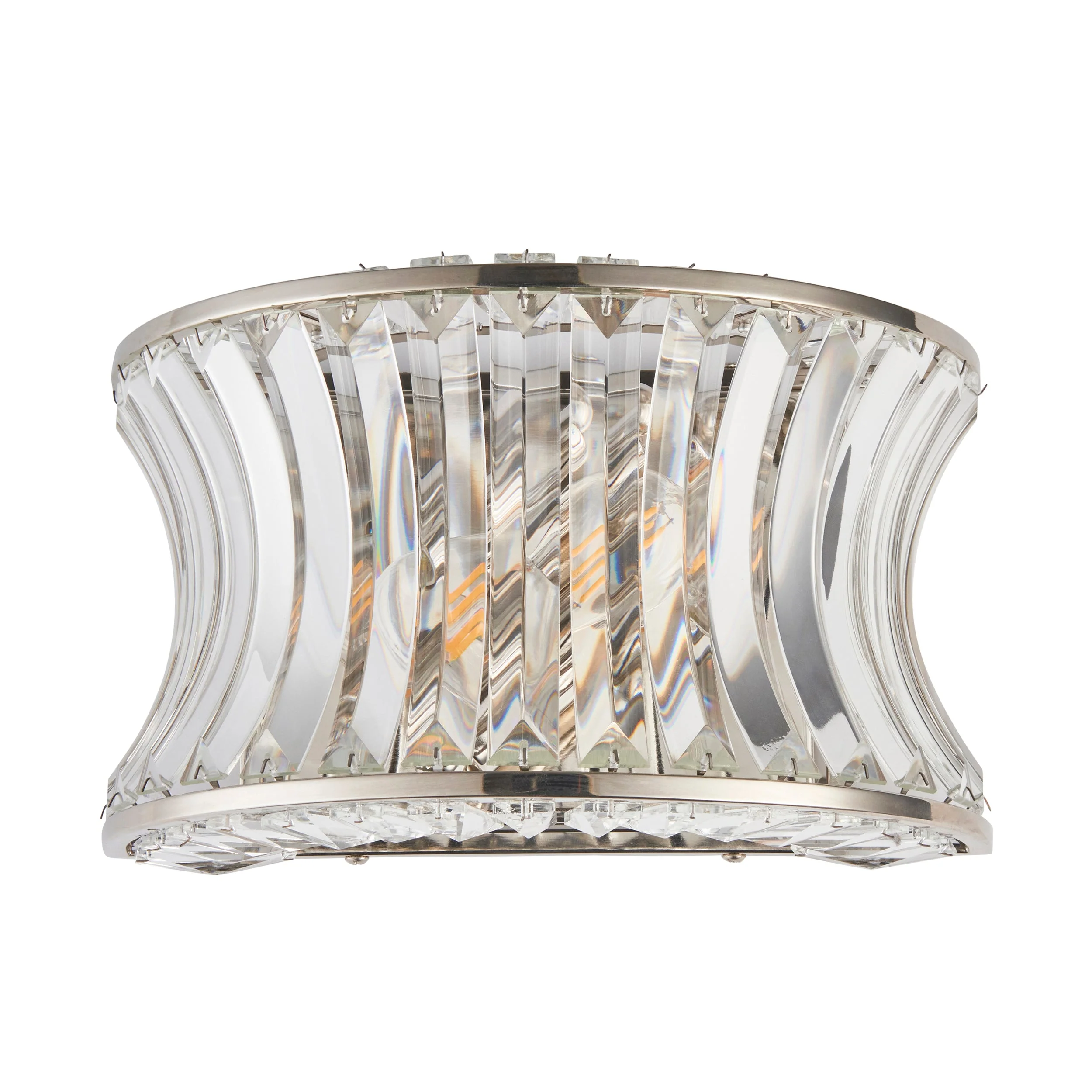 Roco Crystal Wall Light - Brass/ Nickel - Image 13
