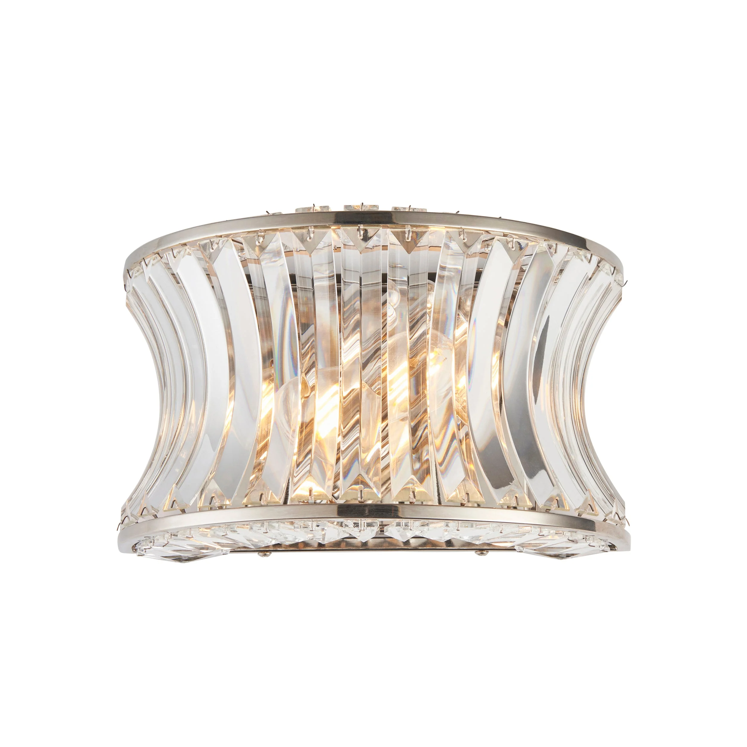 Roco Crystal Wall Light - Brass/ Nickel - Image 6
