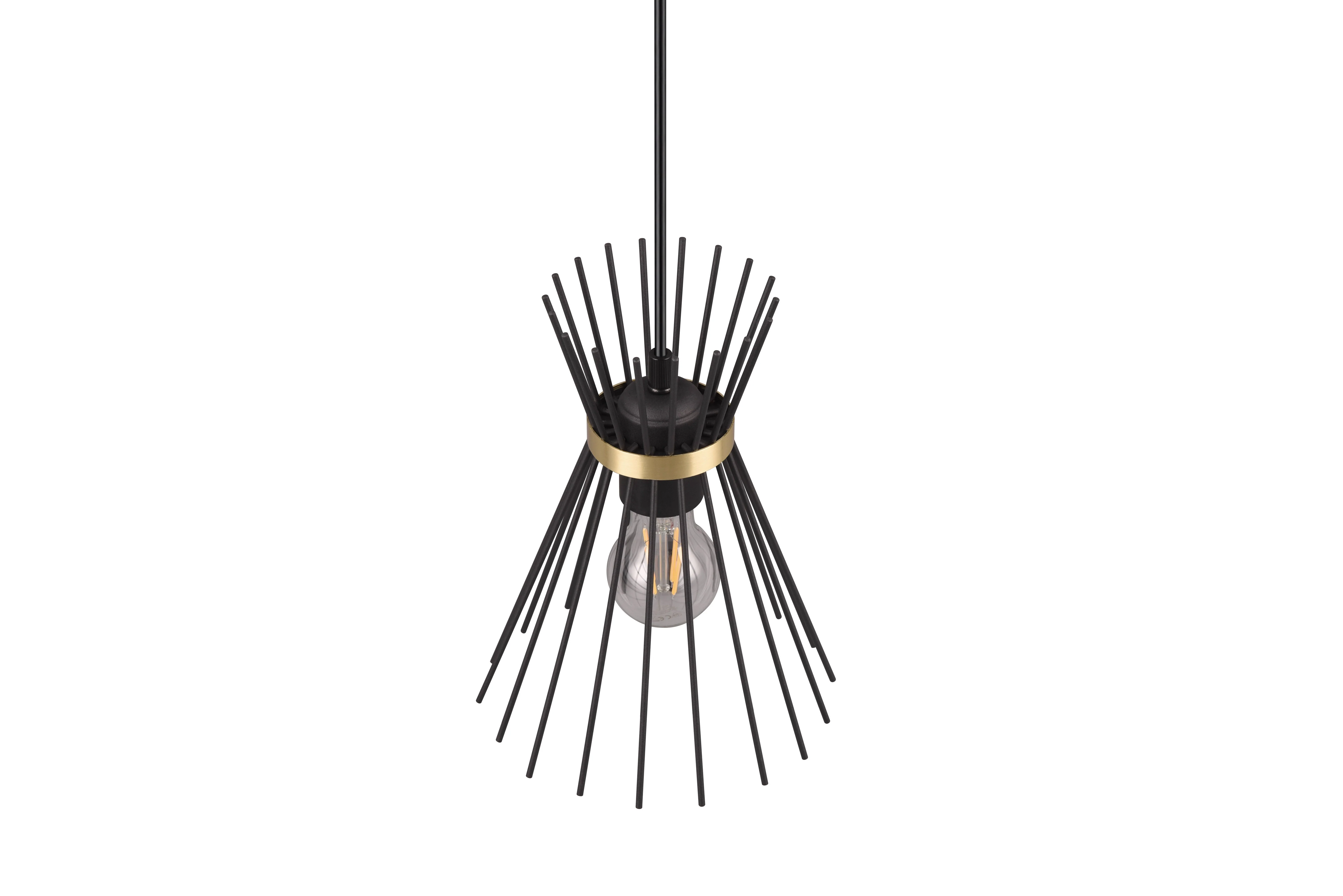 Rod Hanging Pendant - Black & Gold Finish - Image 6