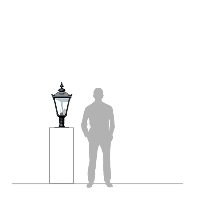 Rodneyshire 1Lt Flat Pier Light - Cast Iron - Image 6