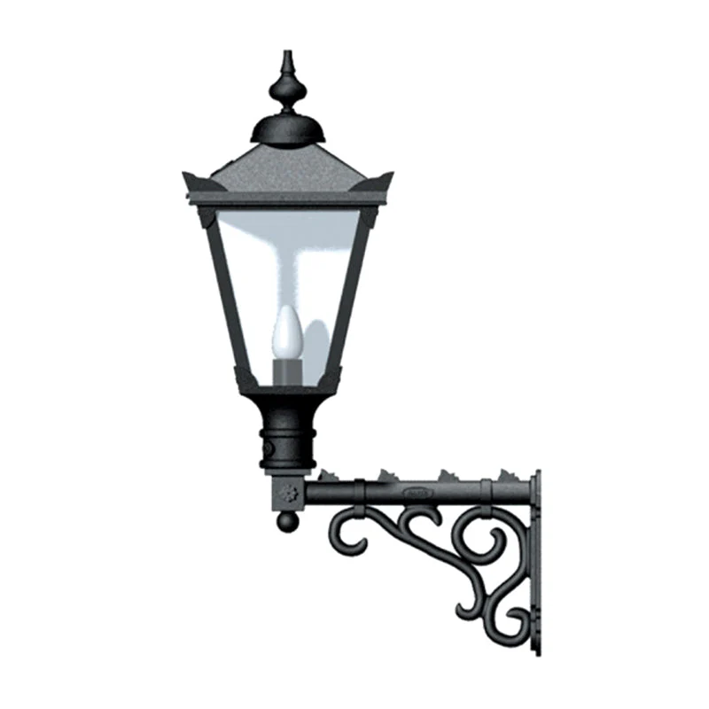 Rodneyshire 1Lt Outdoor Wall Light - Cast Iron - Image 8