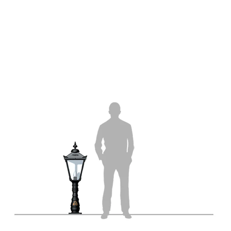 Rodneyshire 1Lt Pedestal Light - Cast Iron - Image 5