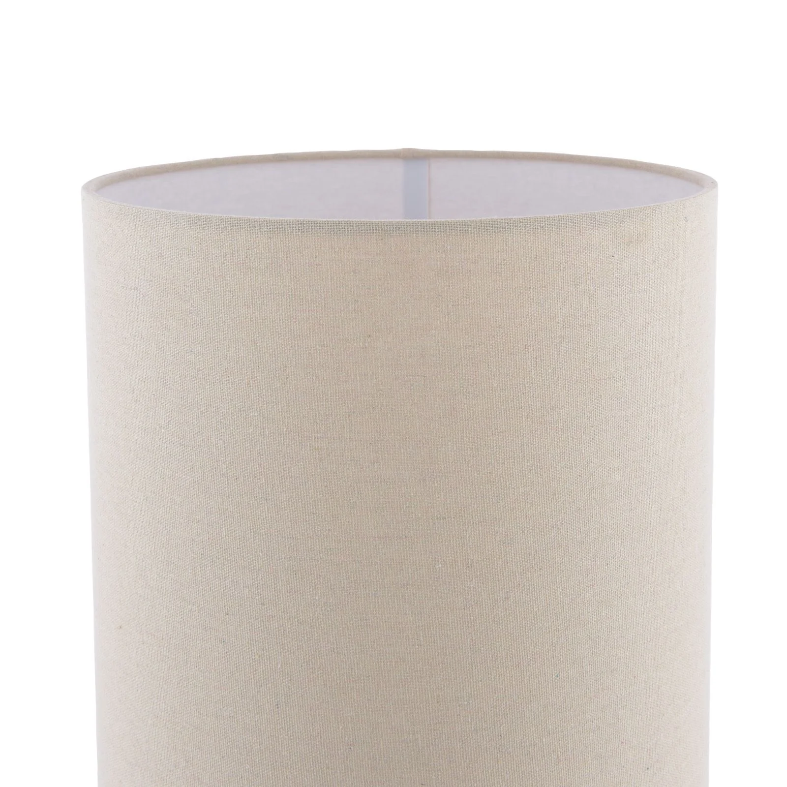 Roetta Floor Lamp - White and Natural With Shade - Image 3
