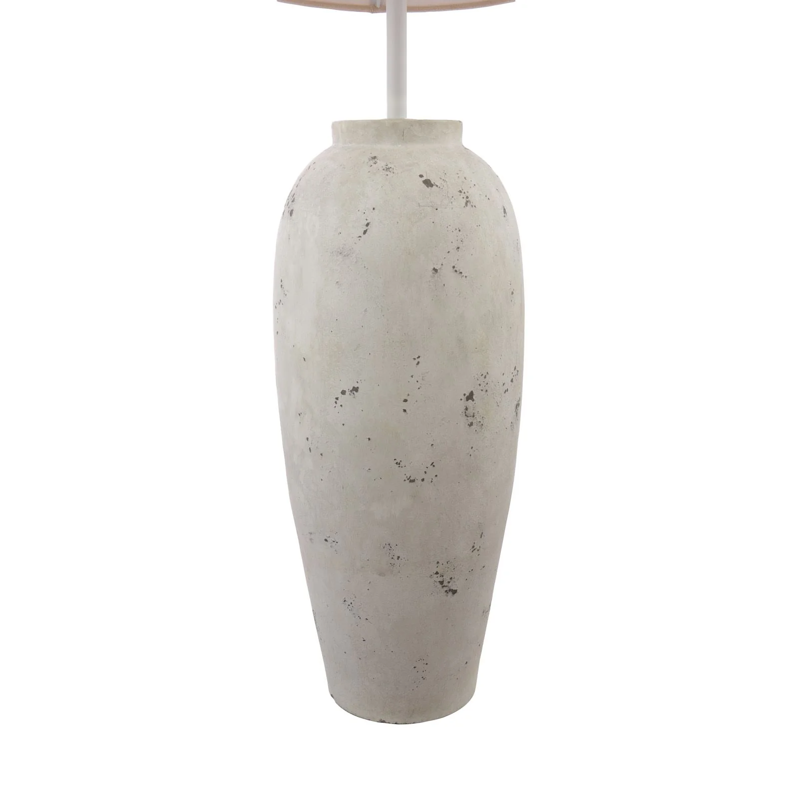 Roetta Floor Lamp - White and Natural With Shade - Image 4