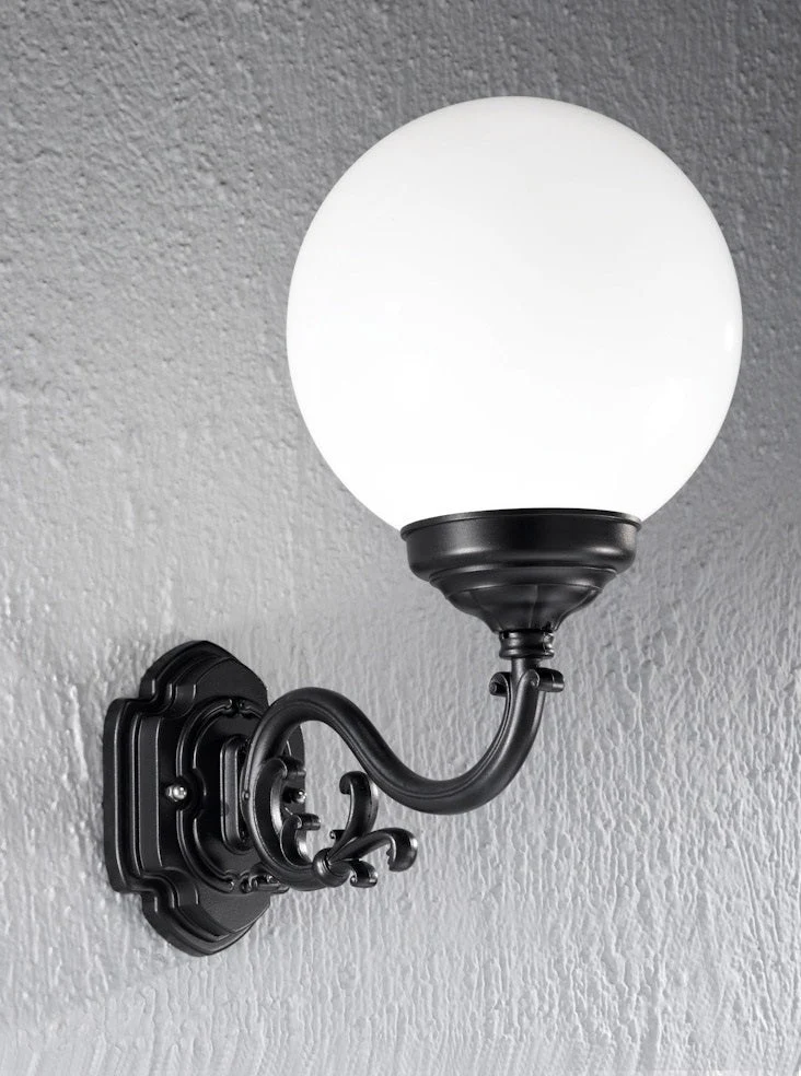 Rolento Outdoor Small/Large Wall Light IP43 - Matt Black - Image 2