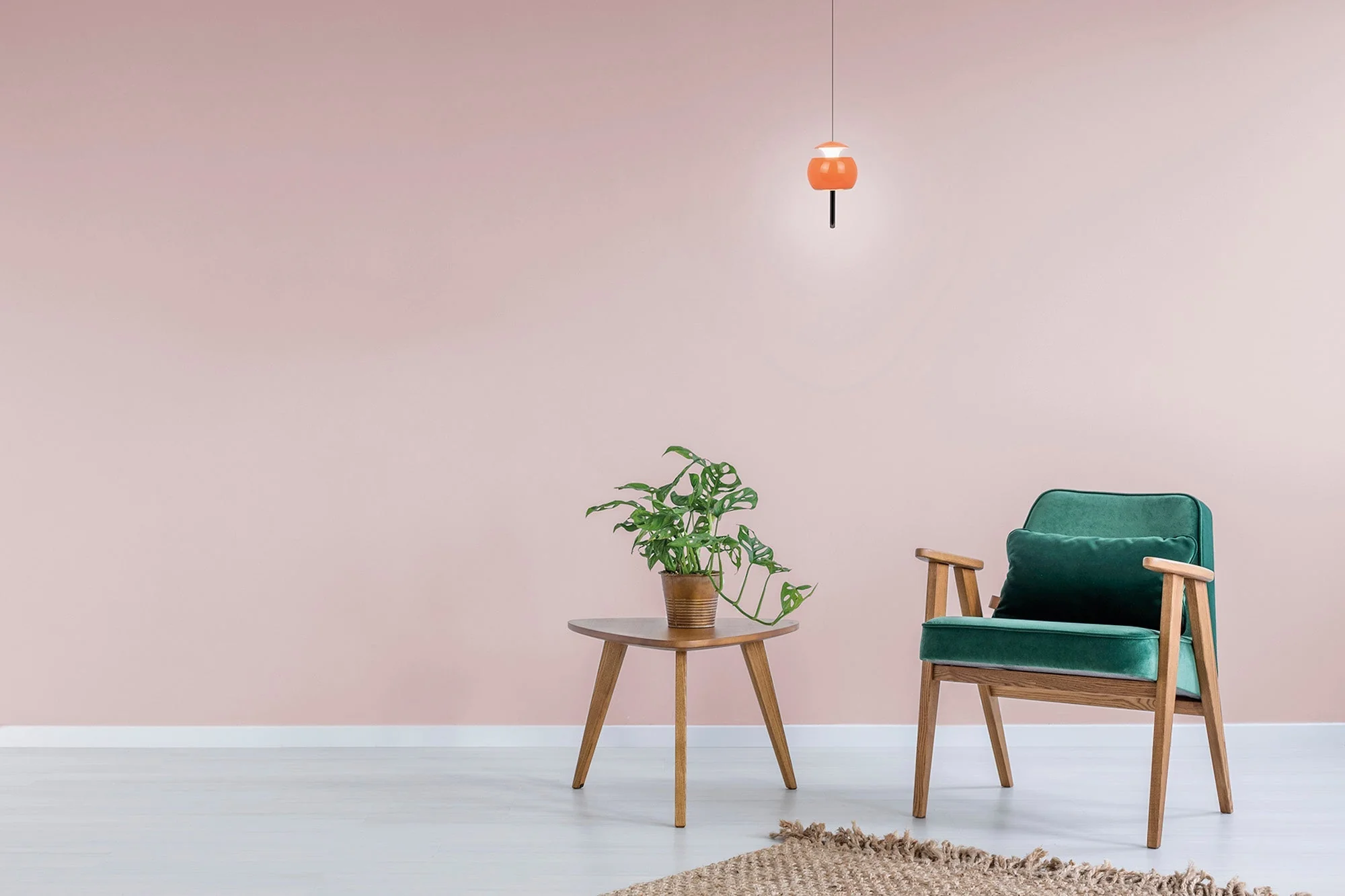 Roller 1Lt Rise & Fall Pendant - Various Colours & Styles - Image 4