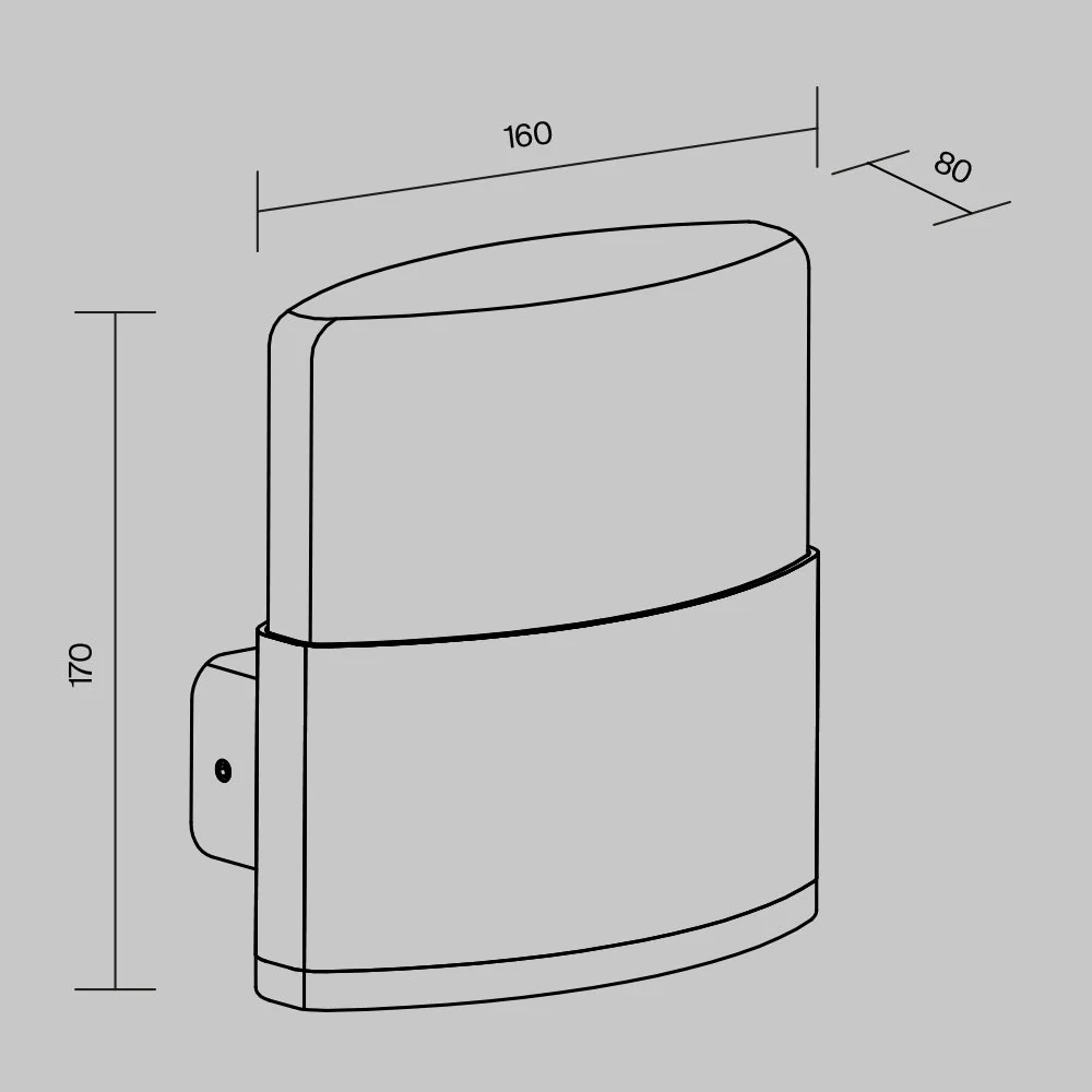 Rom IP54 Wall Light - Image 8