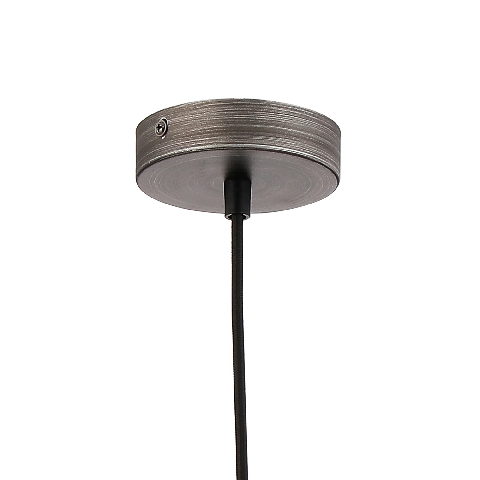 Rome 1 Light Pendant, Walnut/Aged Pewter - Image 11