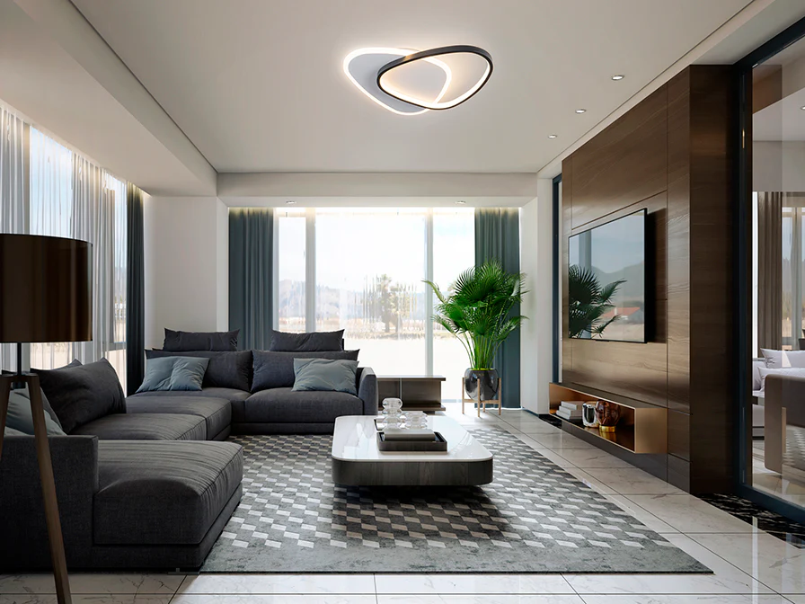 ROMO LED CEILING LAMP - WHITE/ BLACK - Image 3