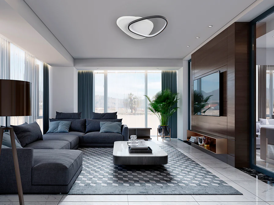 ROMO LED CEILING LAMP - WHITE/ BLACK - Image 4