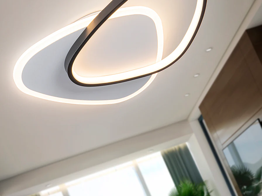 ROMO LED CEILING LAMP - WHITE/ BLACK - Image 5
