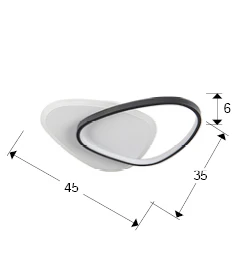 ROMO LED CEILING LAMP - WHITE/ BLACK - Image 8
