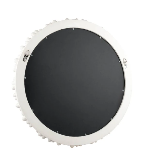 Romsey Mirror Matt White 65cm - Image 3