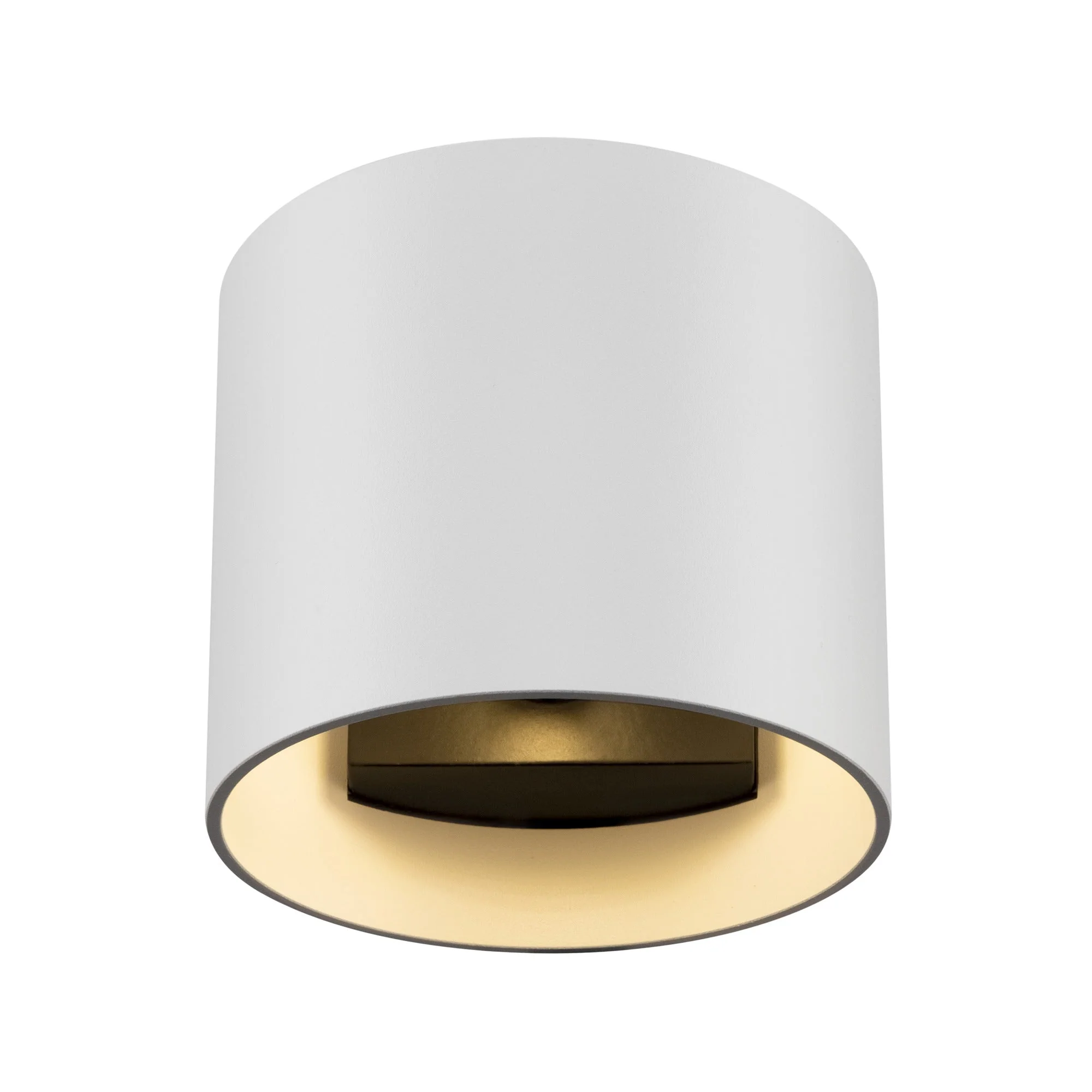 Rond Indoor Single Wall Light - White/Black/Matte Gold Finish - Image 4