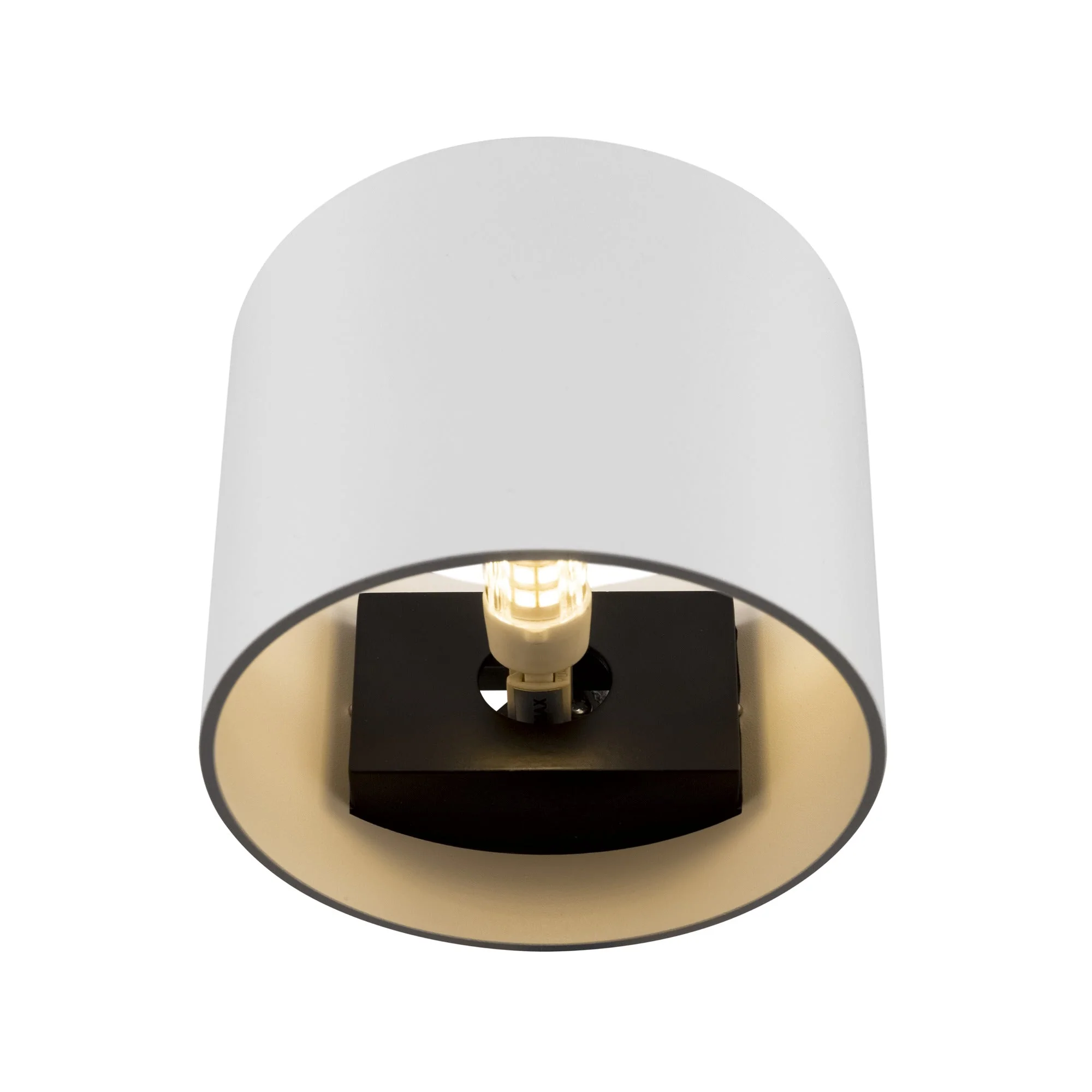 Rond Indoor Single Wall Light - White/Black/Matte Gold Finish - Image 5