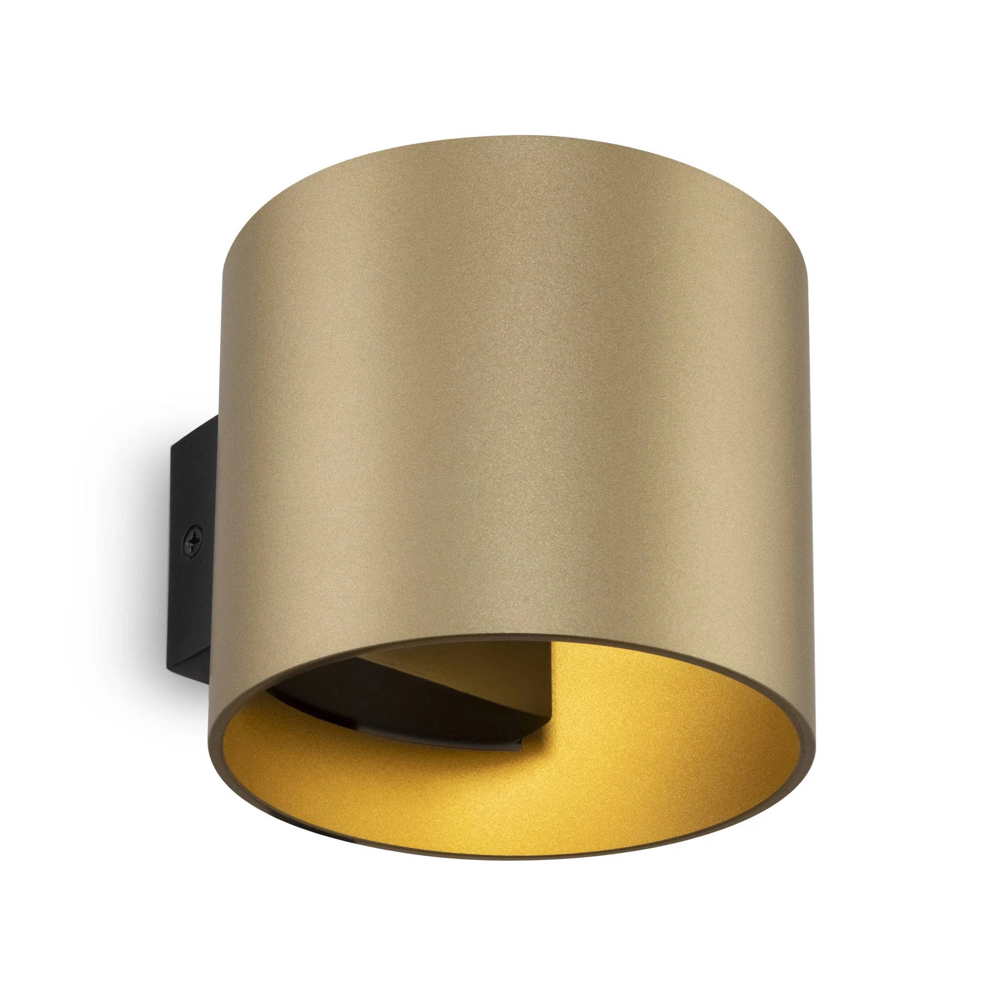 Rond Indoor Single Wall Light - White/Black/Matte Gold Finish - Image 9