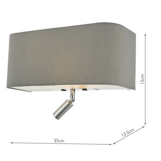 Ronda 3 Light Wall Light Grey Promotional Offer - Image 3