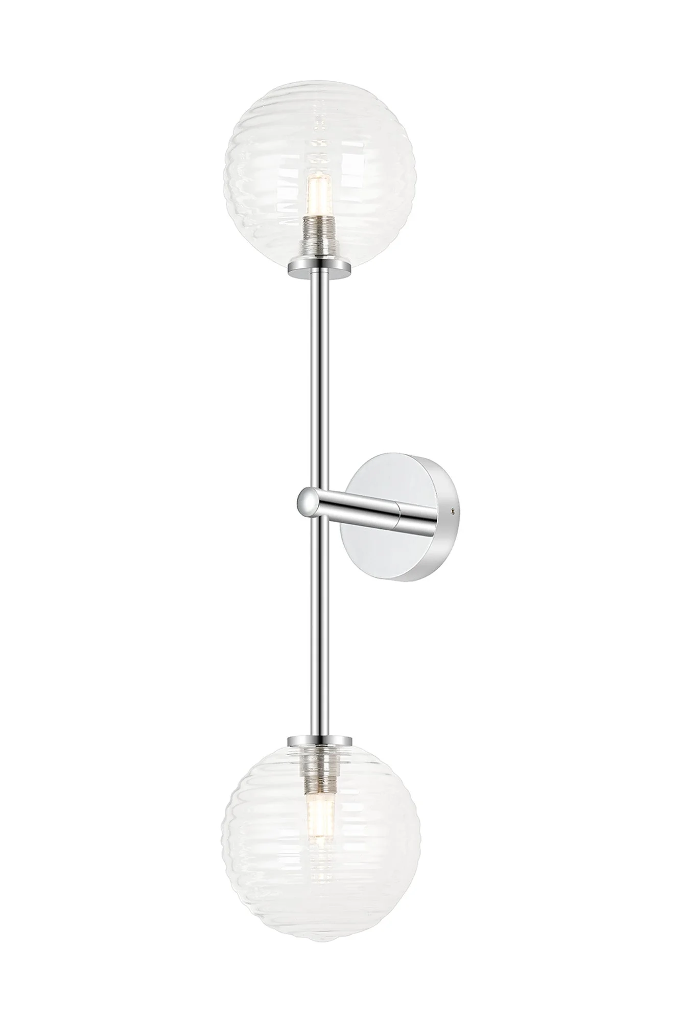 Roosevelt Tall  2Lt Bathroom Wall Light IP44 - Various Styles - Image 6