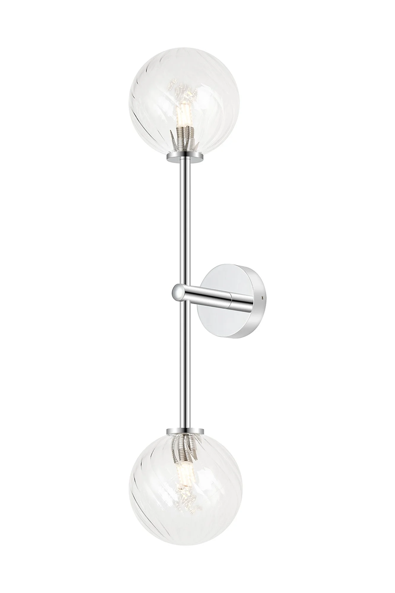 Roosevelt Tall  2Lt Bathroom Wall Light IP44 - Various Styles - Image 8