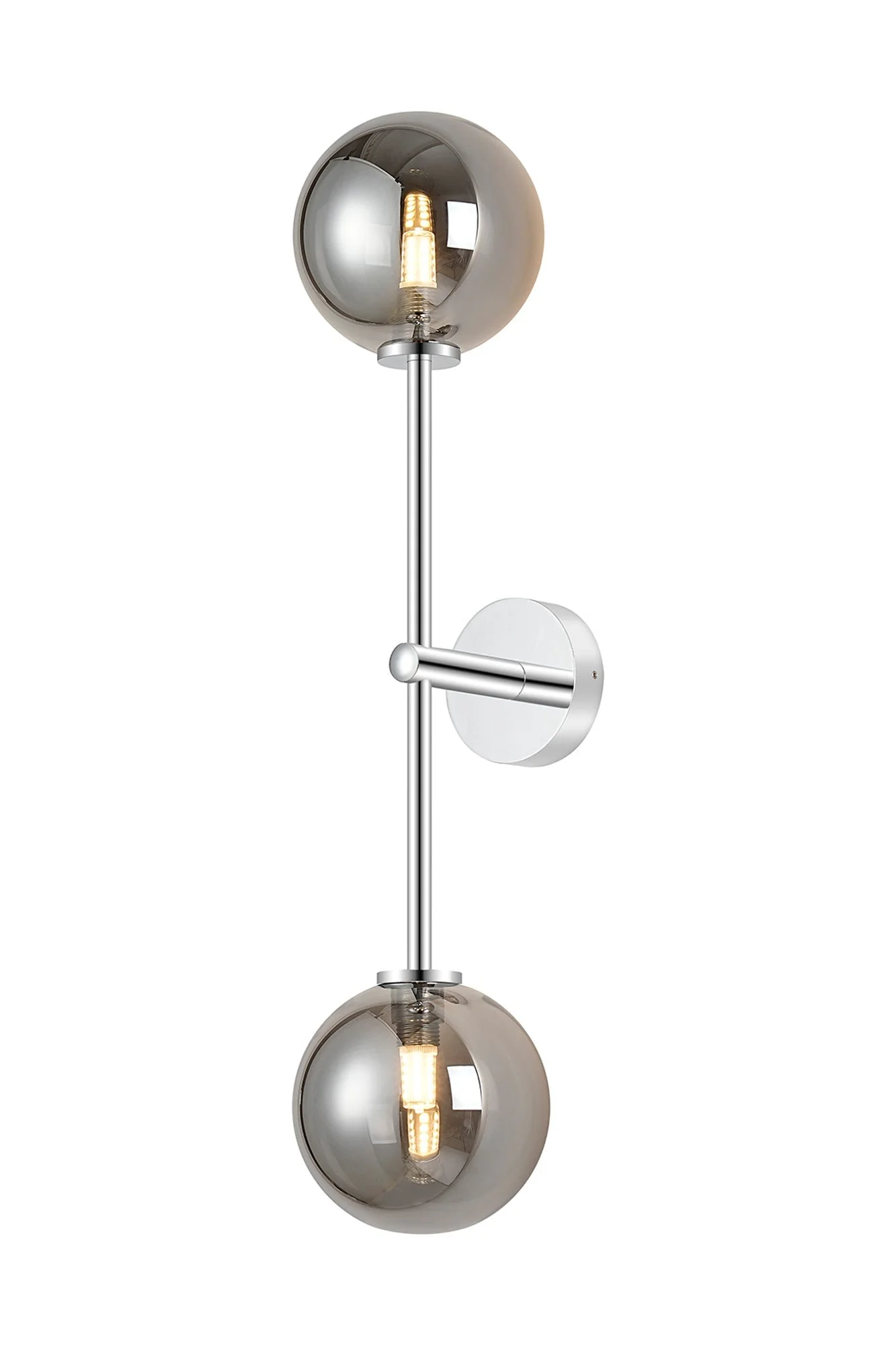 Roosevelt Tall  2Lt Bathroom Wall Light IP44 - Various Styles - Image 9