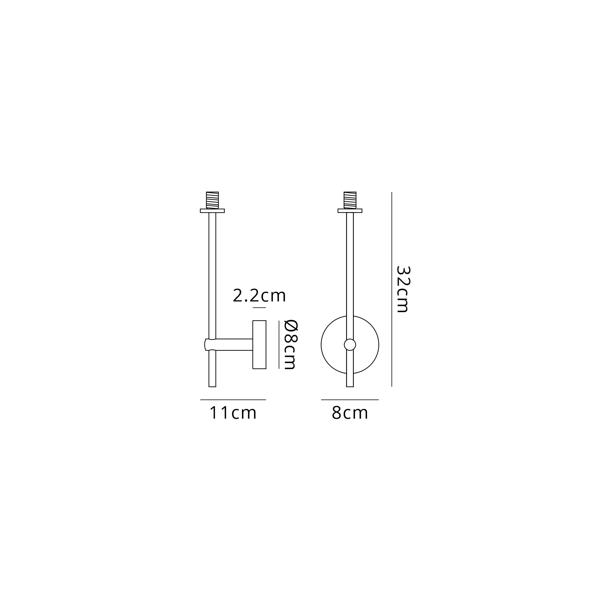Roosevelt Tall  Bathroom Wall Light IP44 - Various Styles - Image 26