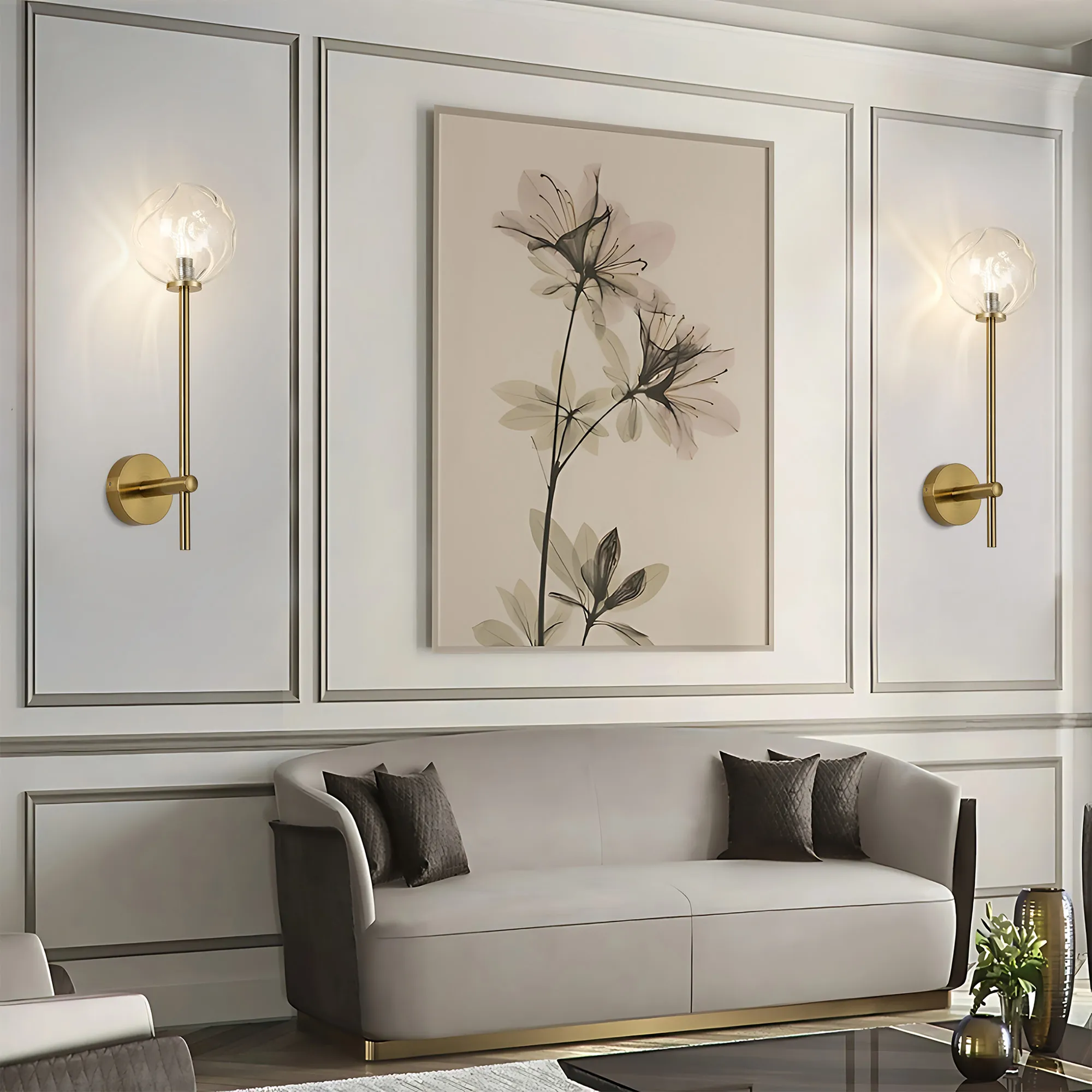 Roosevelt Tall  Bathroom Wall Light IP44 - Various Styles - Image 31